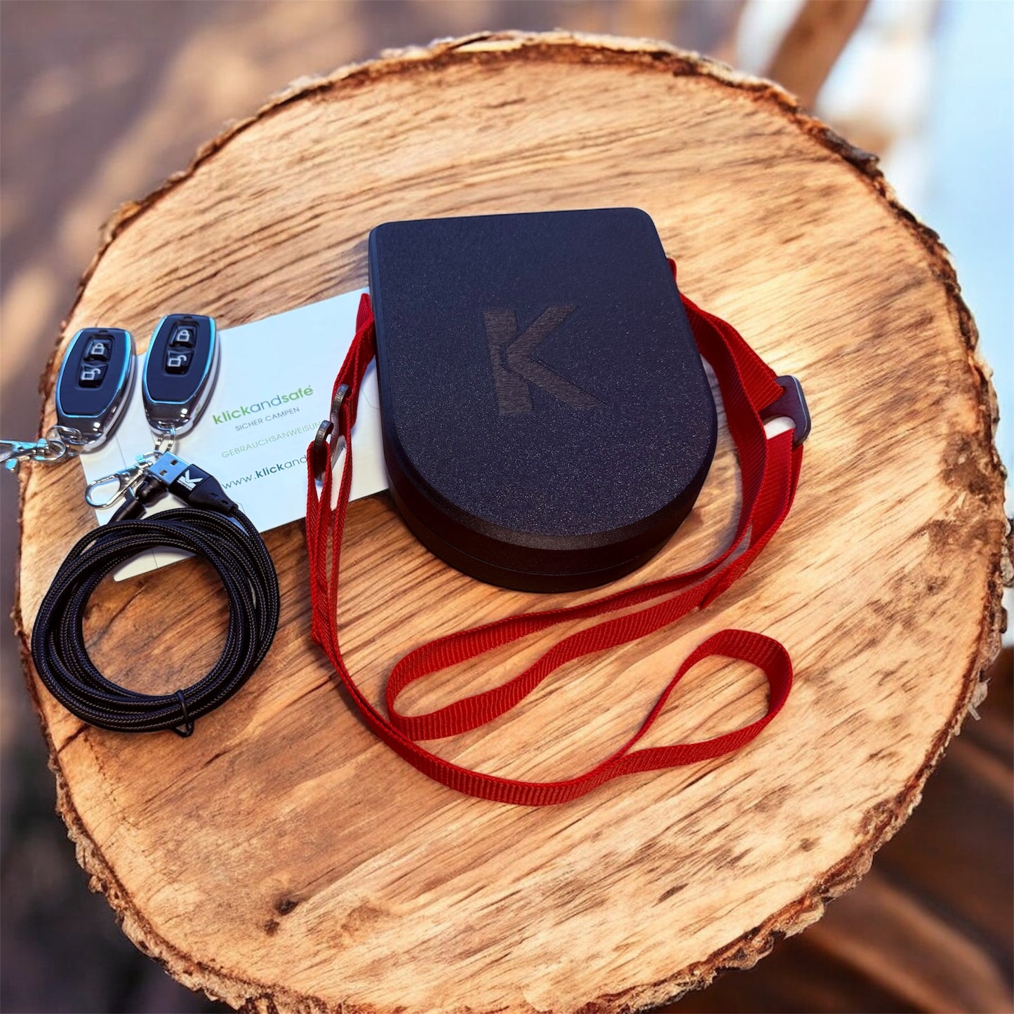 klickandsafe® — Einbruchschutz & Türsicherung "RED EDITION"